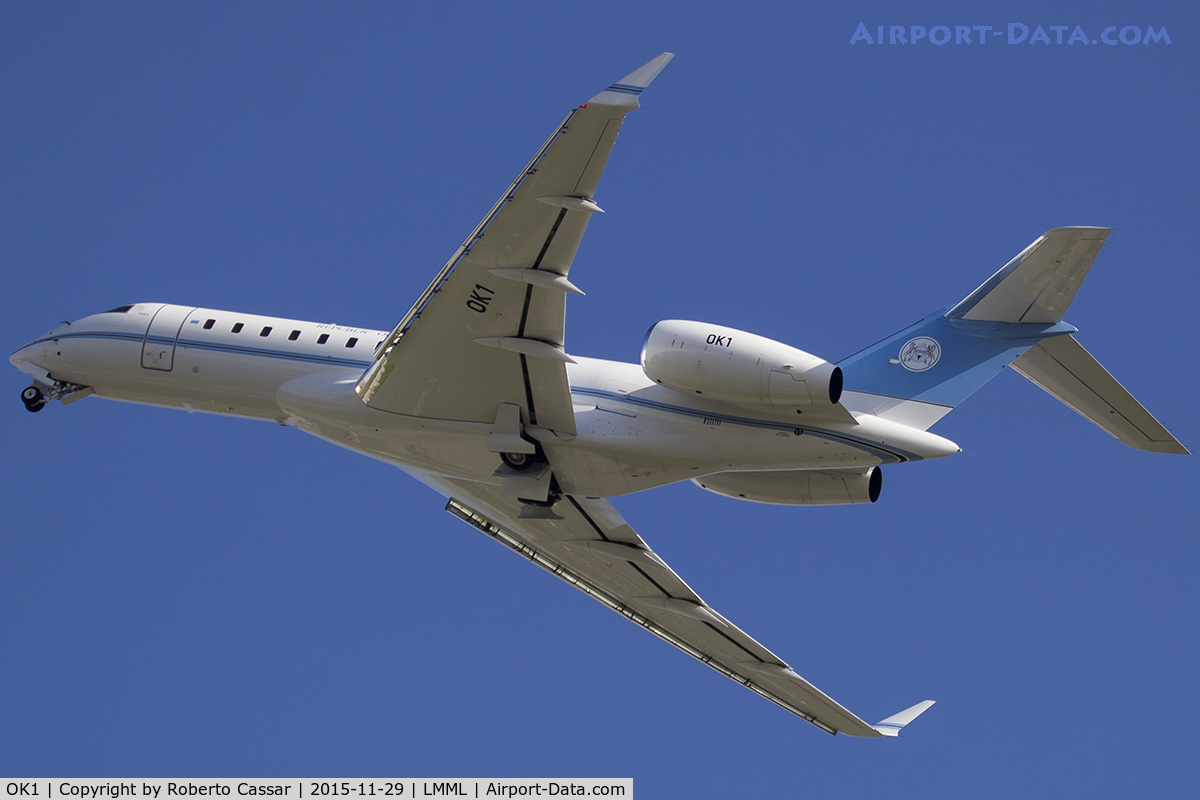 OK1, 2009 Bombardier BD-700-1A10 Global Express XRS C/N 9259, CHOGM2015
