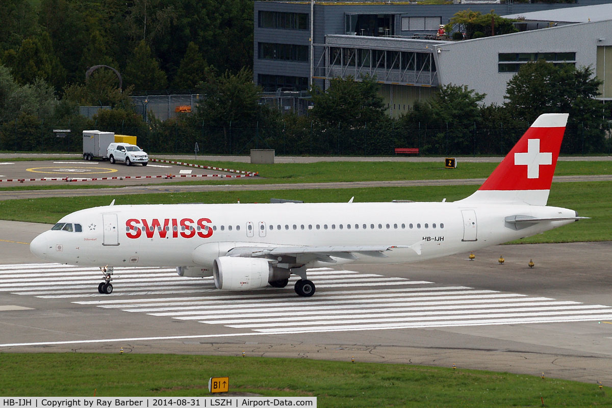 HB-IJH, 1996 Airbus A320-214 C/N 574, Airbus A320-214 [0574] (Swiss International Air Lines) Zurich~HB 31/08/2014