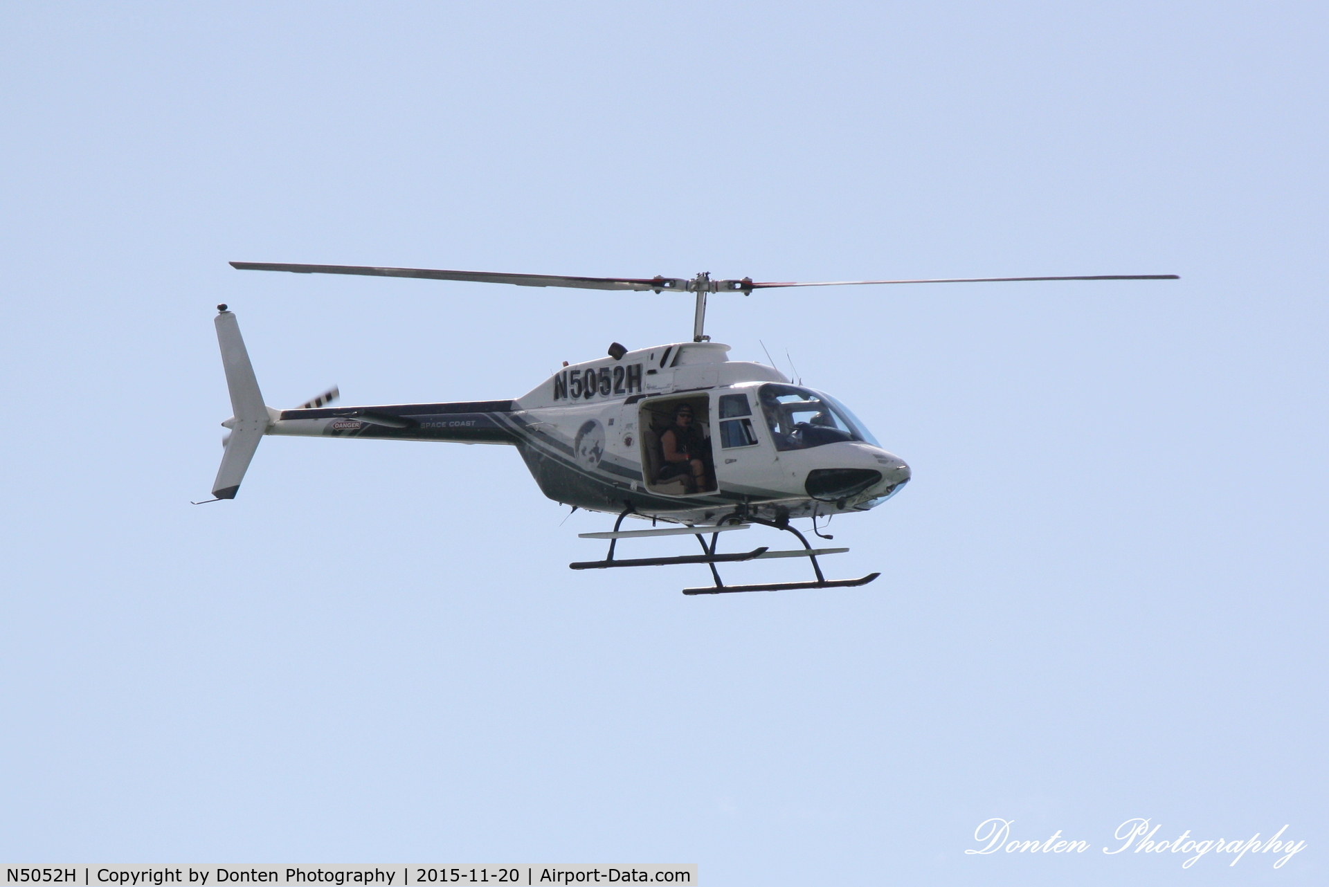 N5052H, 1990 Bell 206B C/N 4115, Bell 206 provides Air Support for 2015 OPA National Championship