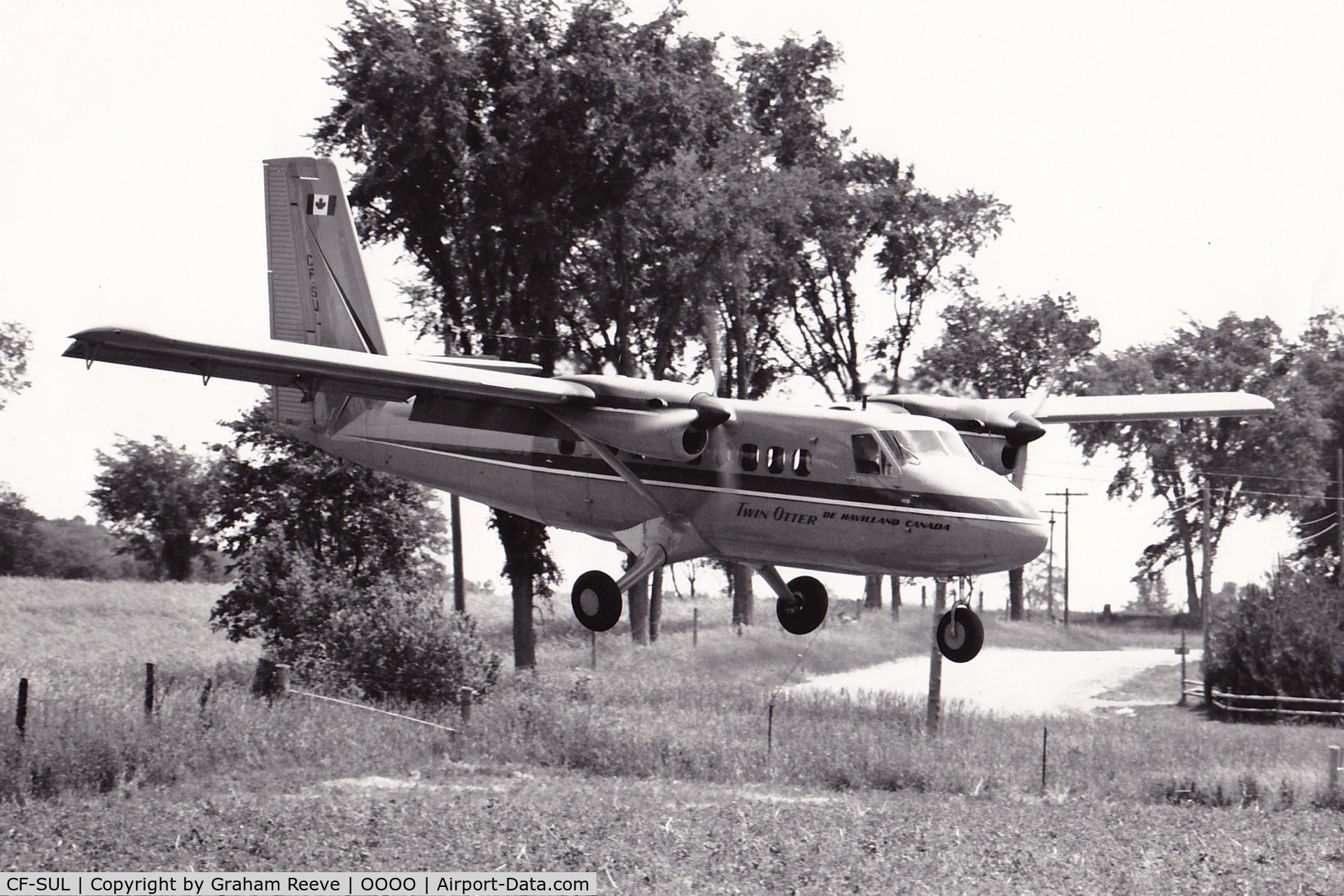 CF-SUL, 1965 De Havilland Canada DHC6-100 C/N Not found CF-SUL, Recently found picture so unable to give any information as to where and when.