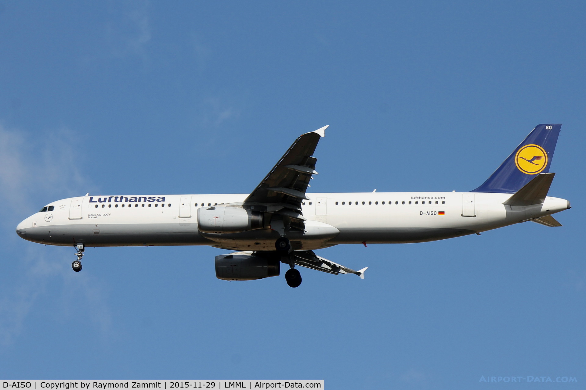 D-AISO, 2008 Airbus A321-231 C/N 3625, A321 D-AISO Lufthansa