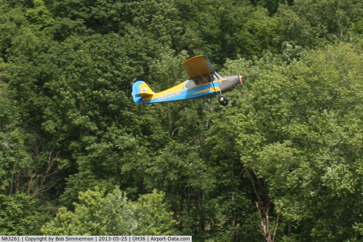 N83261, 1946 Aeronca 7AC Champion C/N 7AC-1925, Zanesville-Riverside fly-in