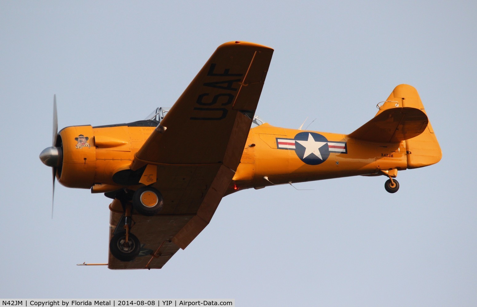 N42JM, North American T-6G Texan C/N 182-735, T-6 Texan