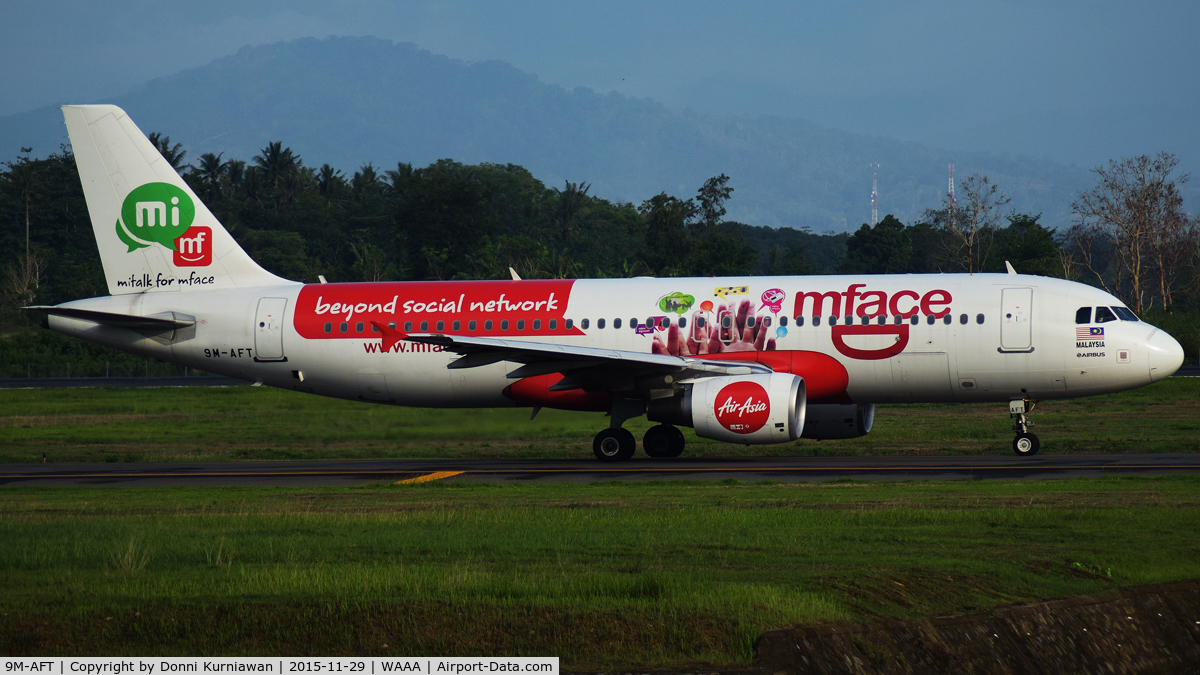 9M-AFT, 2007 Airbus A320-216 C/N 3140, Mface Livery