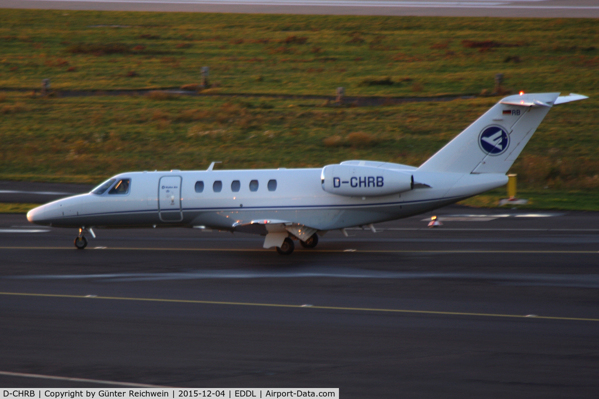 D-CHRB, 2013 Cessna 525C CitationJet CJ4 C/N 525C-0144, Late afternoon arrival