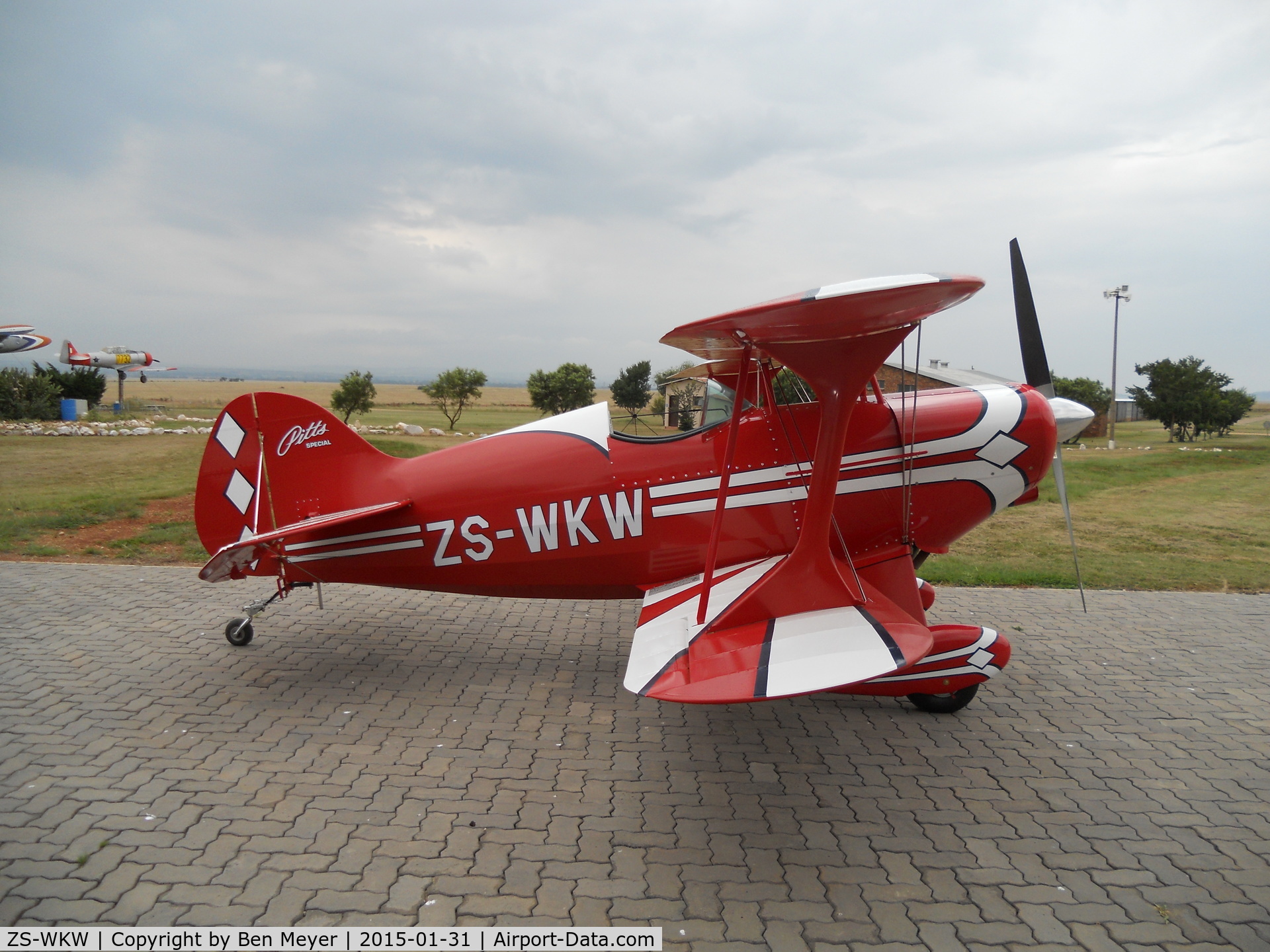 ZS-WKW, Pitts S-1 Special C/N 348H, Barragwaneth Dec 2014