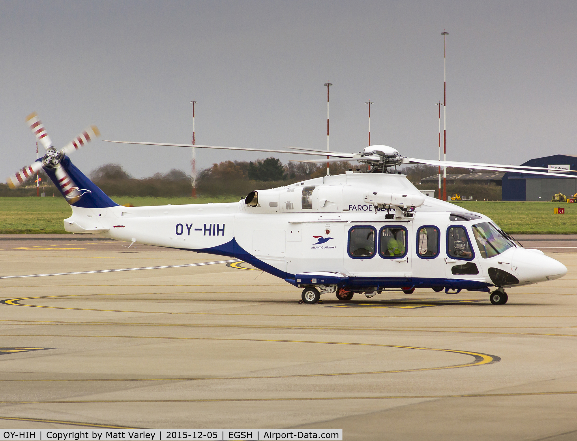 OY-HIH, 2015 AgustaWestland AW-139 C/N 31718, Brand new AW139 - Registered 02/12/2015