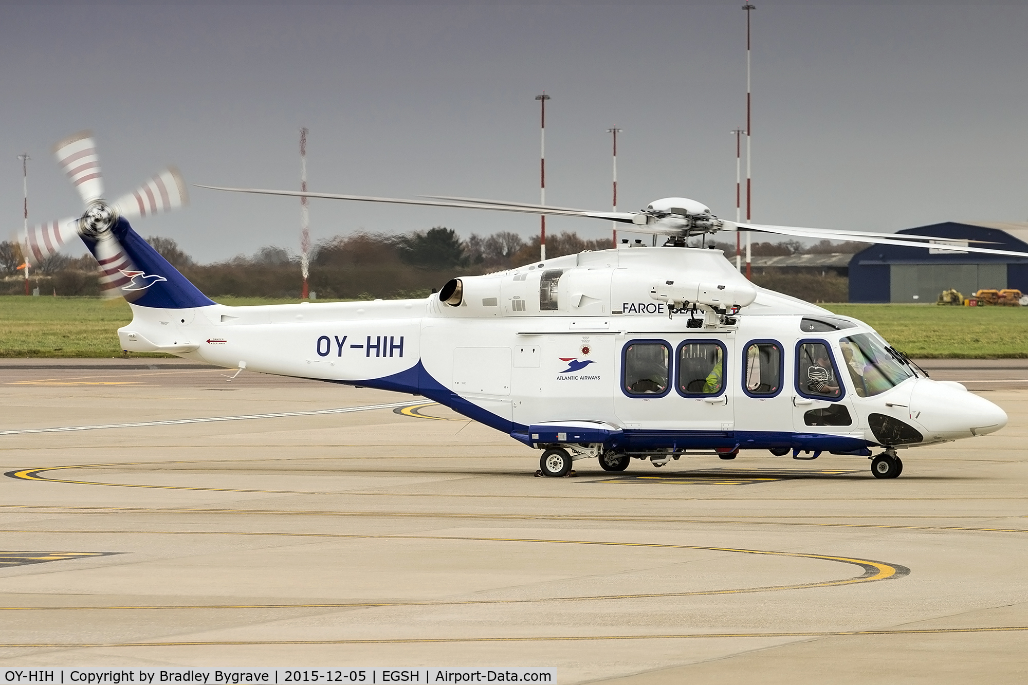 OY-HIH, 2015 AgustaWestland AW-139 C/N 31718, First AW139 for Atlantic Airways...
