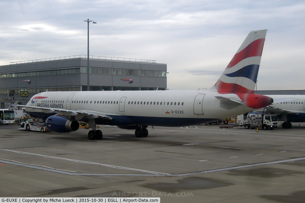 G-EUXE, 2004 Airbus A321-231 C/N 2323, At Heathrow