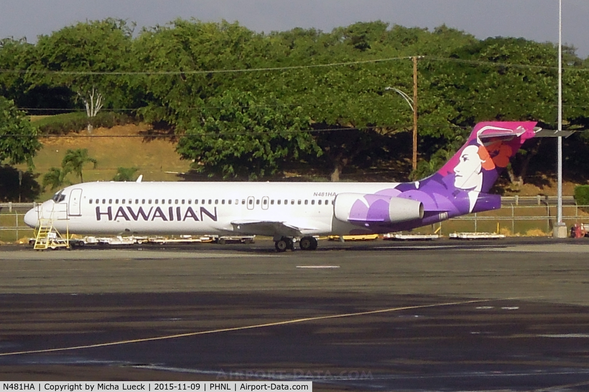 N481HA, 2001 Boeing 717-22A C/N 55126, At Honolulu