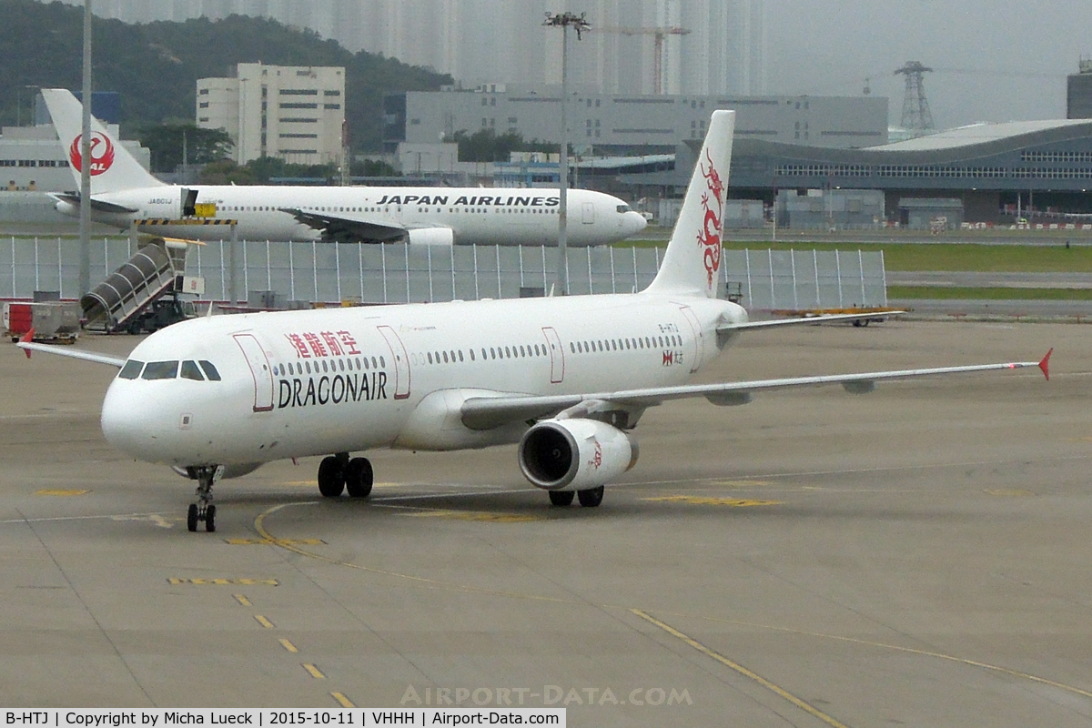B-HTJ, 2008 Airbus A321-231 C/N 3369, At Hong Kong