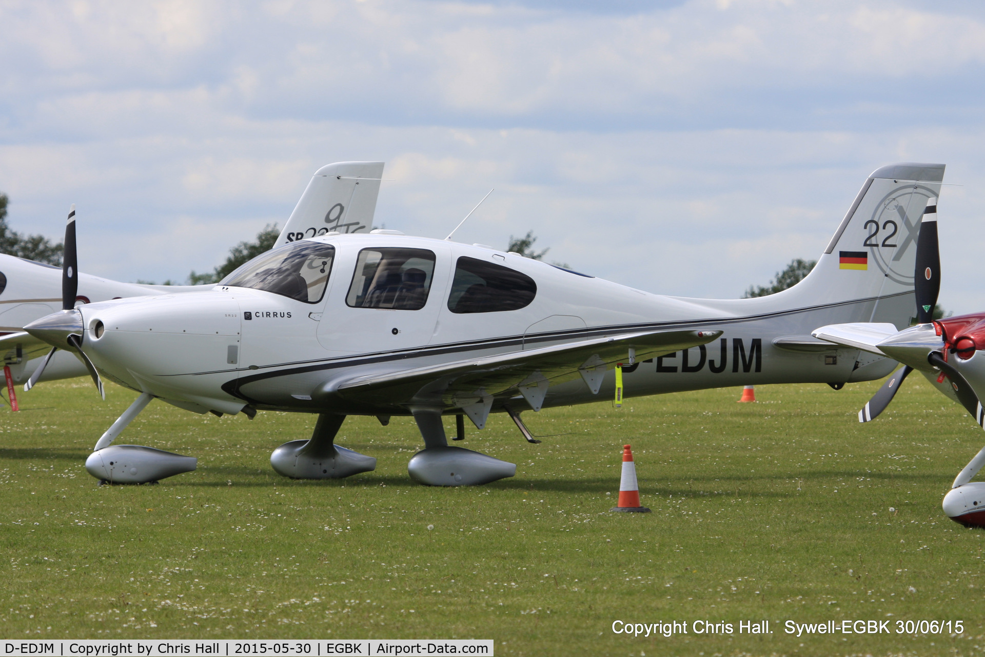 D-EDJM, 2009 Cirrus SR22 GTS X C/N 3415, at Aeroexpo 2015