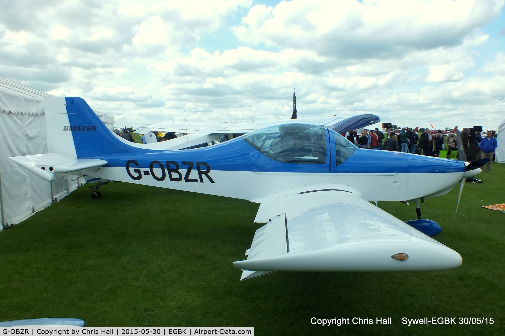 G-OBZR, 2011 Breezer B600 C/N 019LSA, at Aeroexpo 2015