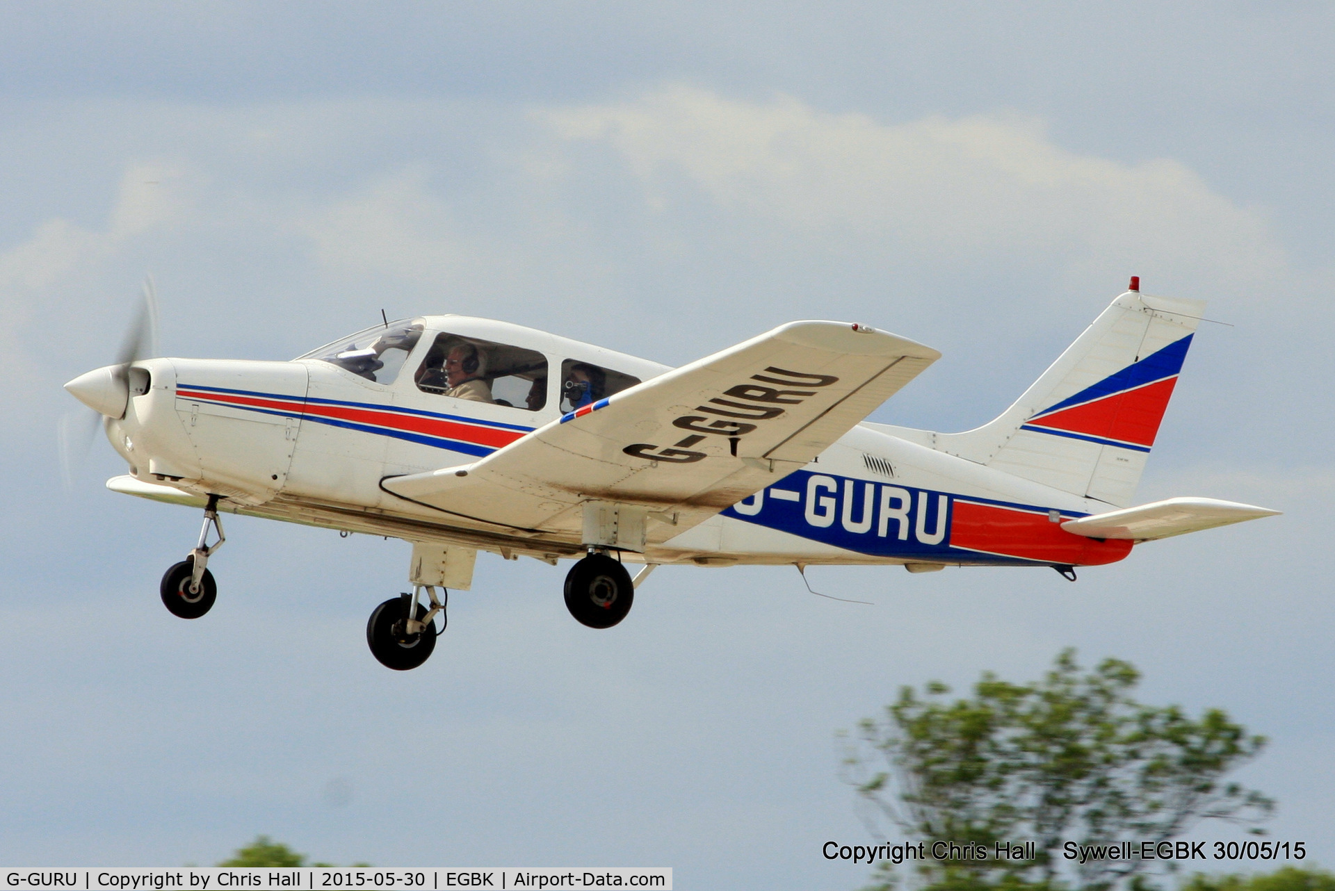 G-GURU, 1983 Piper PA-28-161 Cherokee Warrior II C/N 28-8316018, at Aeroexpo 2015