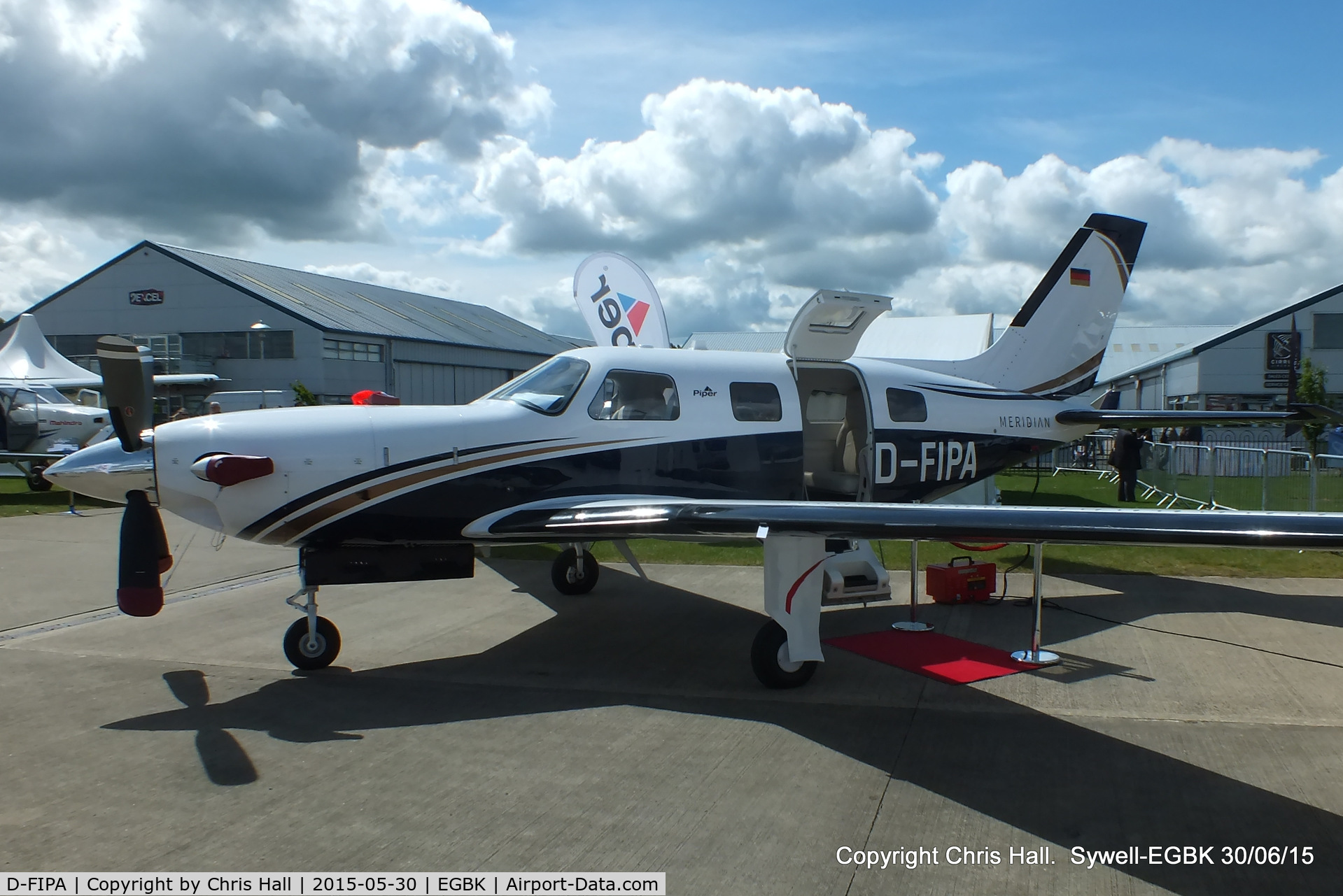 D-FIPA, Piper PA-46-500TP Malibu Meridian C/N 4697579, at Aeroexpo 2015
