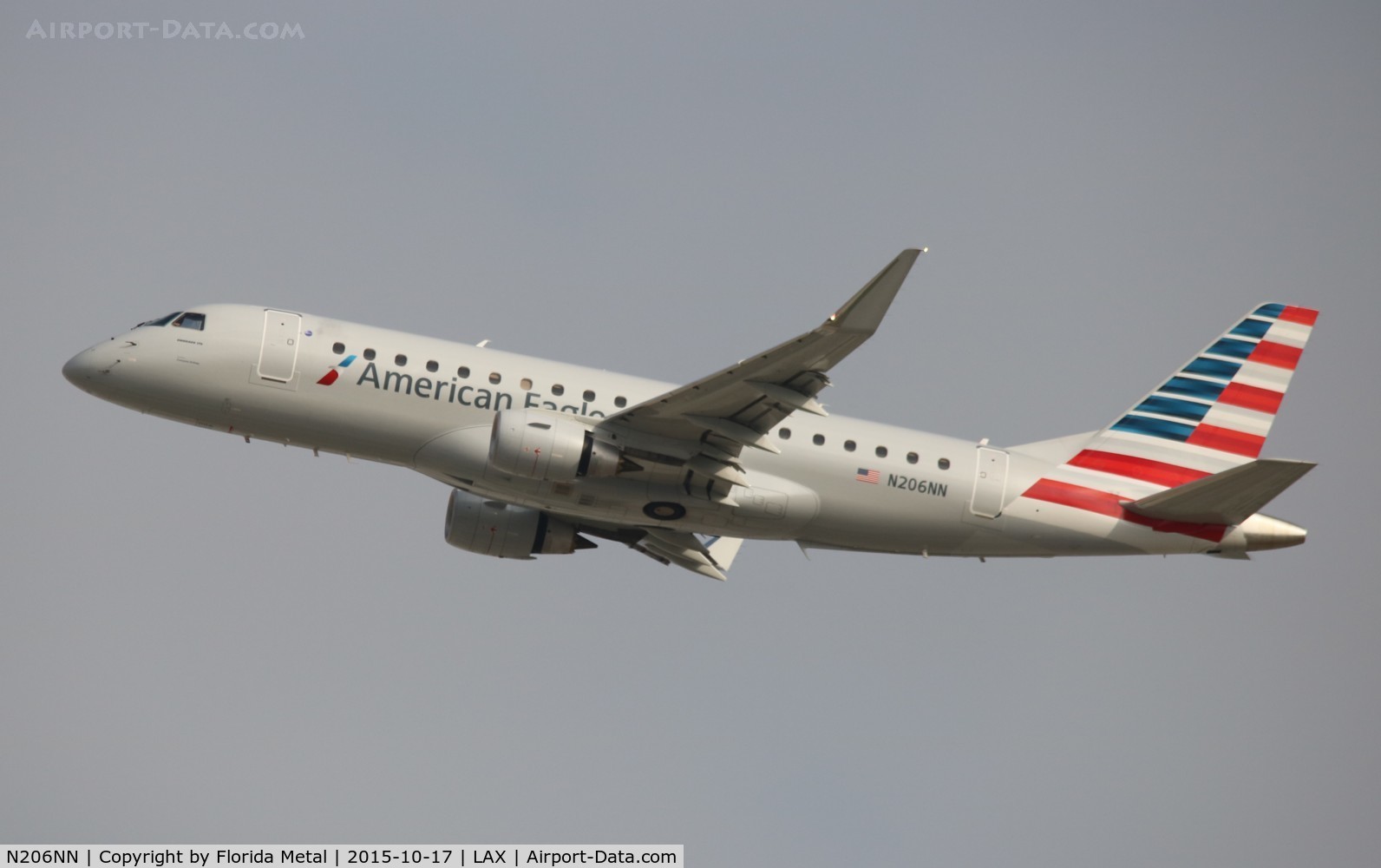 N206NN, 2015 Embraer 175LR (ERJ-170-200LR) C/N 17000489, American Eagle
