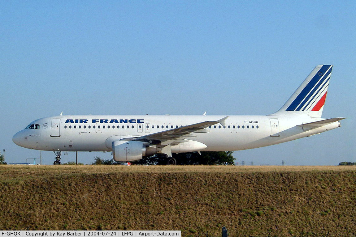 F-GHQK, 1991 Airbus A320-211 C/N 0236, Airbus A320-211 [0236] (Air France) Paris-Charles De Gaulle~F 24/07/2004