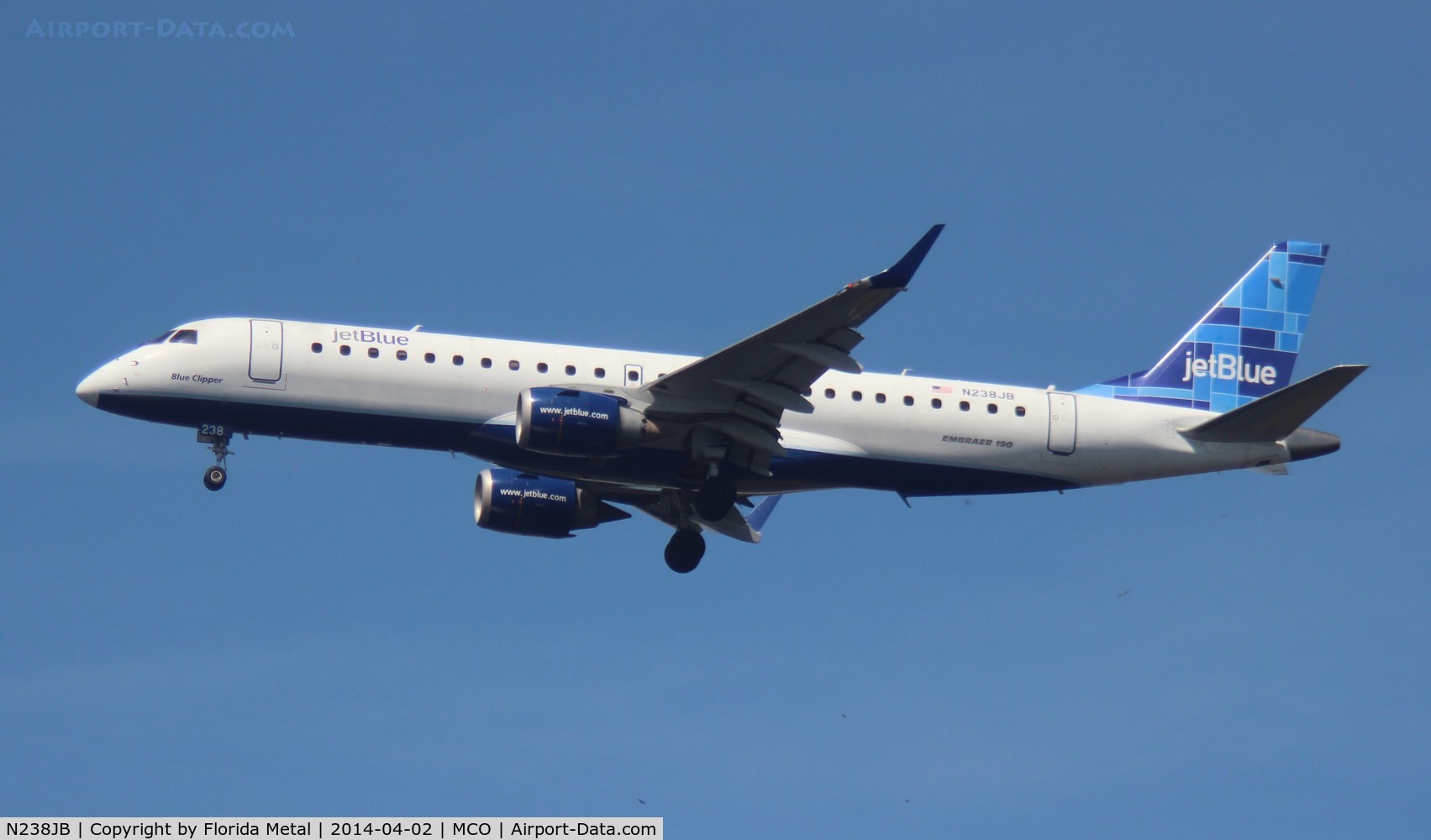N238JB, 2006 Embraer 190AR (ERJ-190-100IGW) C/N 19000039, Jet Blue
