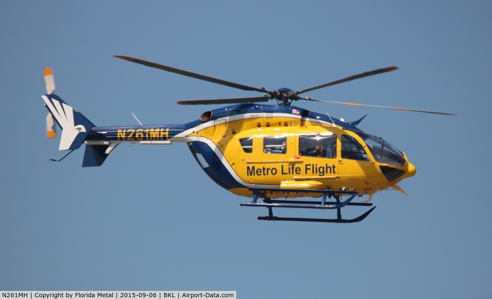 N261MH, Eurocopter-Kawasaki EC-145 (BK-117C-2) C/N 9250, Metro Life Flight Cleveland