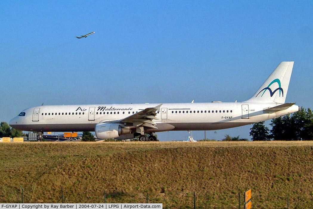 F-GYAP, 1994 Airbus A321-111 C/N 517, Airbus A321-111 [0517] (Air Mediterranee) Paris-Charles De Gaulle~F 24/07/2004