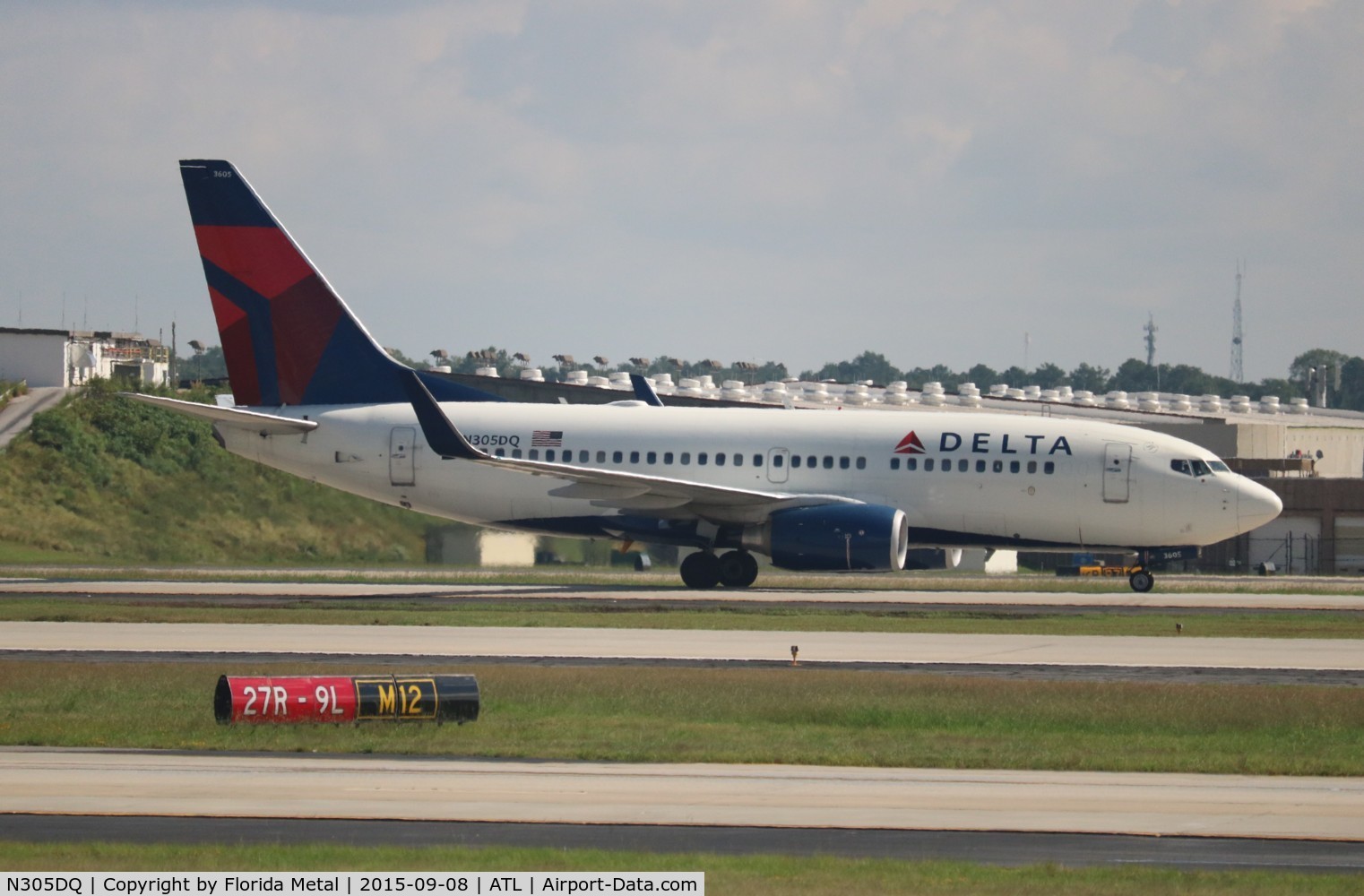 N305DQ, 2008 Boeing 737-700 C/N 29645, Delta