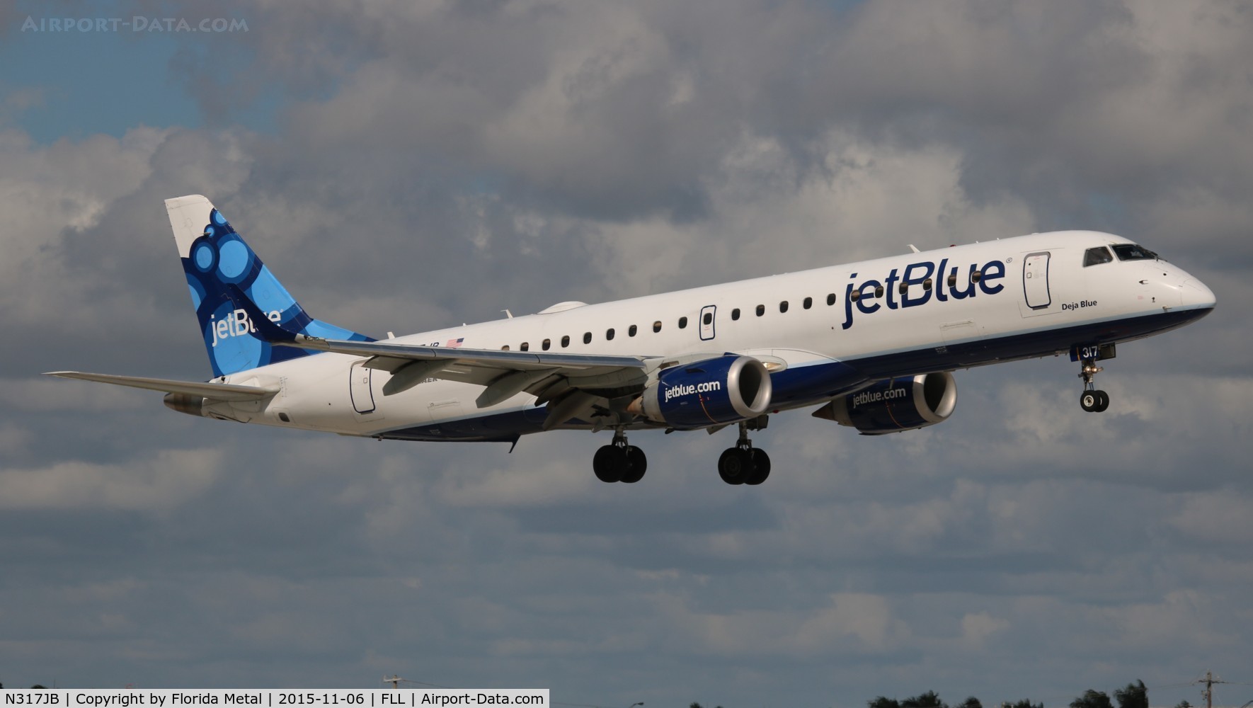 N317JB, 2010 Embraer ERJ-190-100 IGW 190AR C/N 19000363, Jet Blue