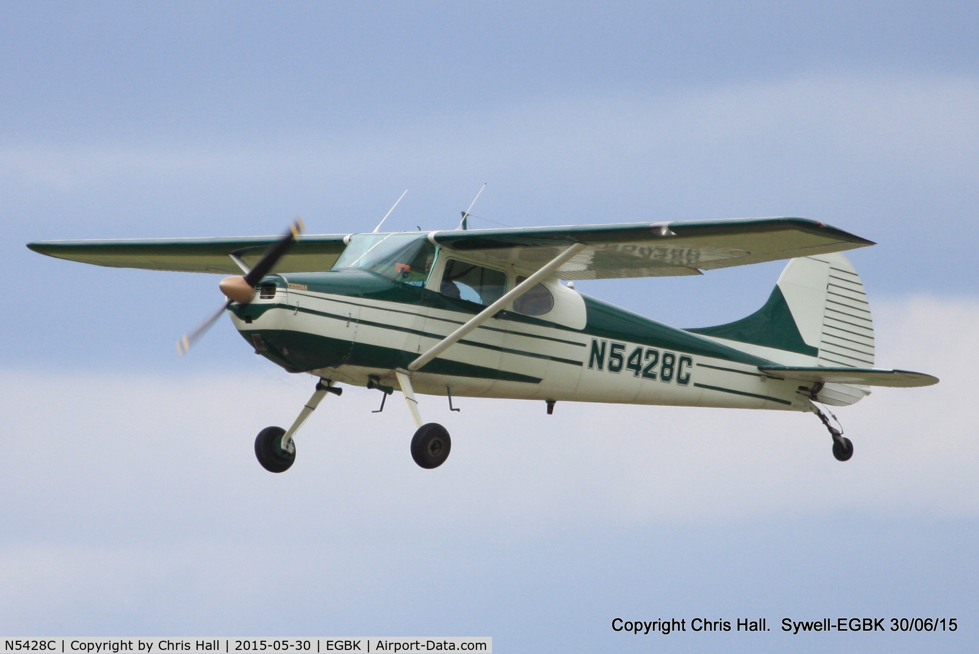 N5428C, 1950 Cessna 170 C/N 19462, at Aeroexpo 2015
