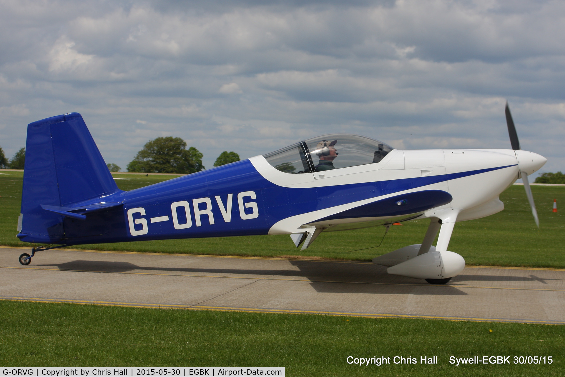 G-ORVG, 2001 Vans RV-6 C/N PFA 181A-13509, at Aeroexpo 2015