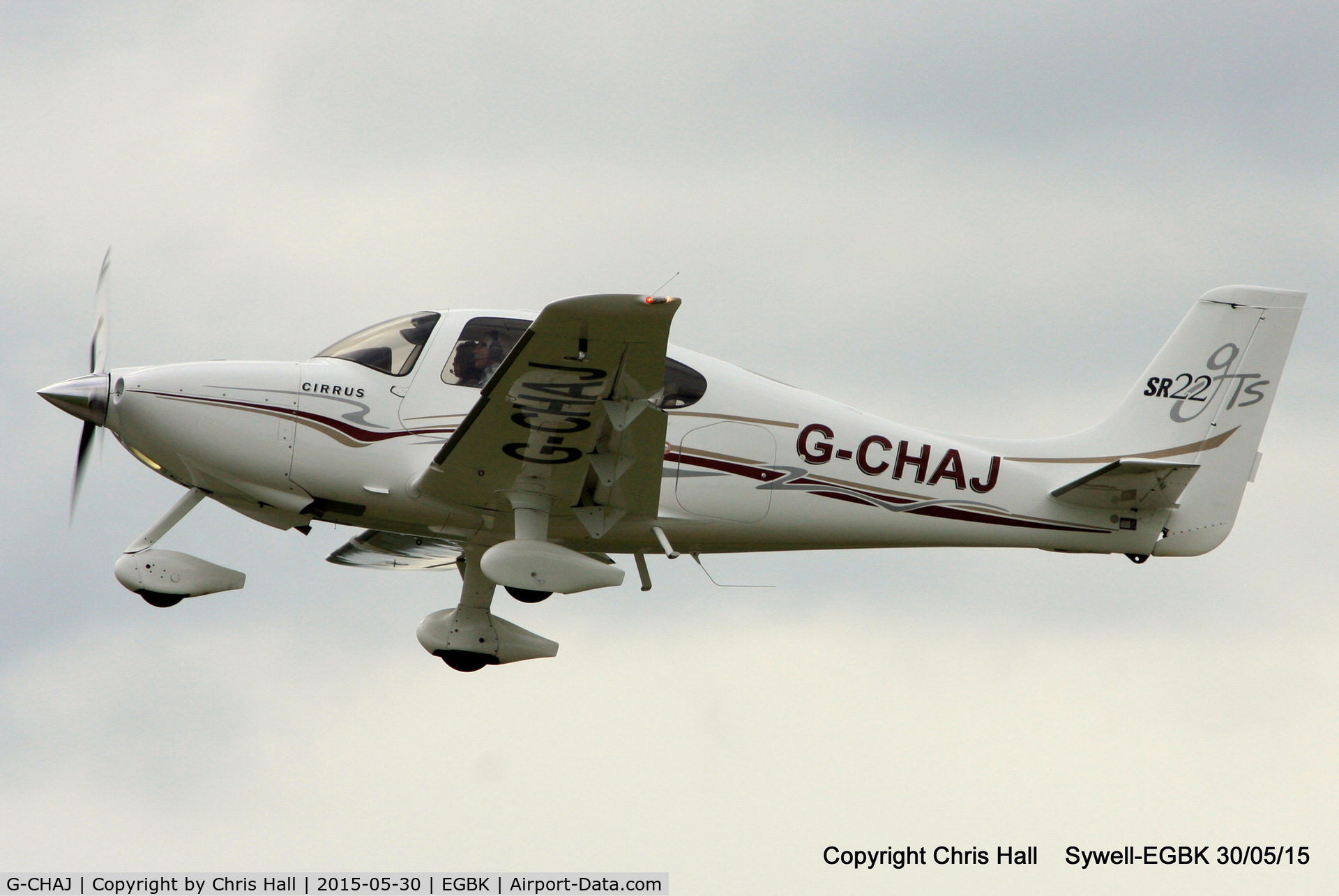 G-CHAJ, 2004 Cirrus SR22 GTS C/N 1057, at Aeroexpo 2015
