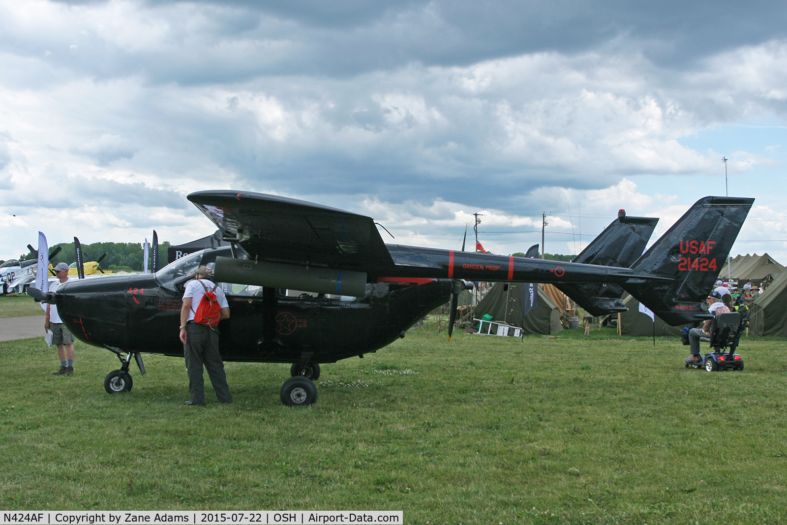N424AF, 1967 Cessna O-2A Super Skymaster C/N 337M-0130, 2015 EAA AirVenture - Oshkosh, Wisconsin