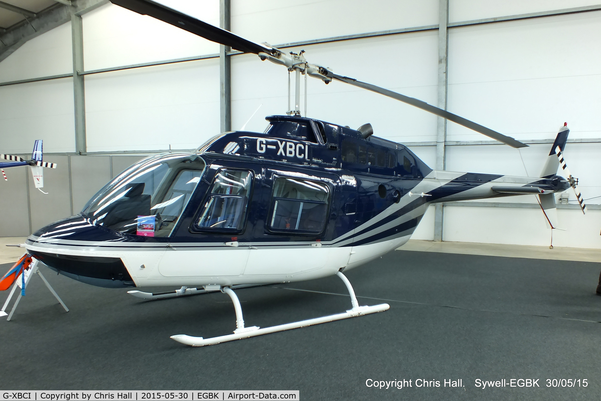 G-XBCI, 1997 Bell 206B JetRanger III C/N 4466, at Aeroexpo 2015