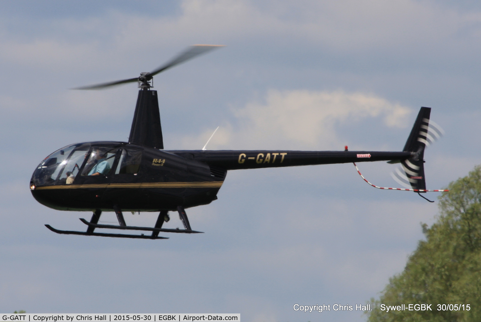 G-GATT, 2004 Robinson R44 Raven II C/N 10531, at Aeroexpo 2015