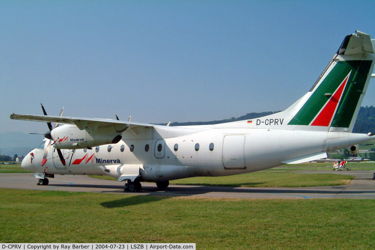 D-CPRV, 1997 Dornier 328-110 C/N 3093, Dornier Do.328-110 [3093] (Alitalia Express/Minerva) Bern Belp~HB 23/07/2004