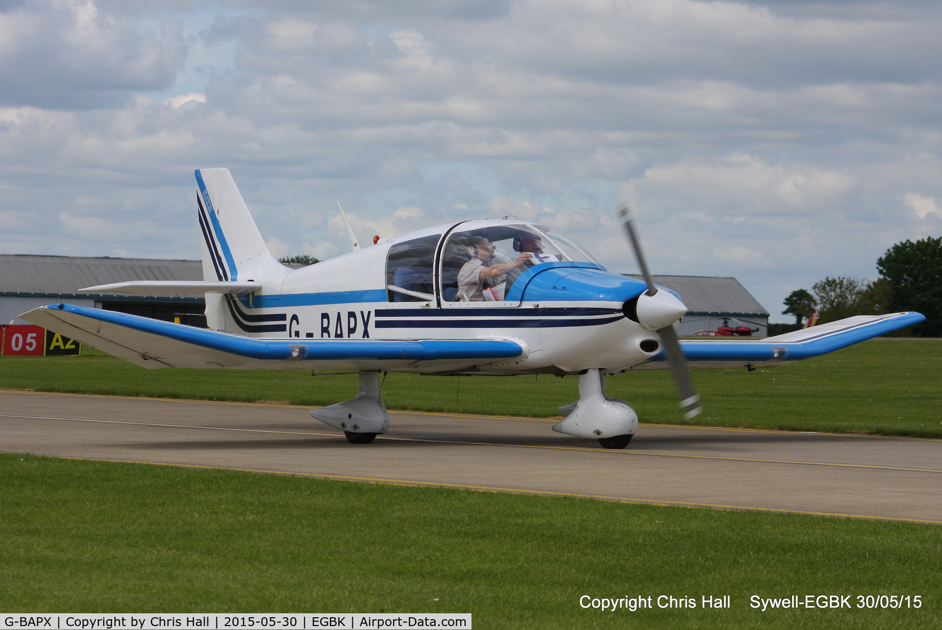 G-BAPX, 1972 Robin DR-400-160 Chevalier C/N 789, at Aeroexpo 2015