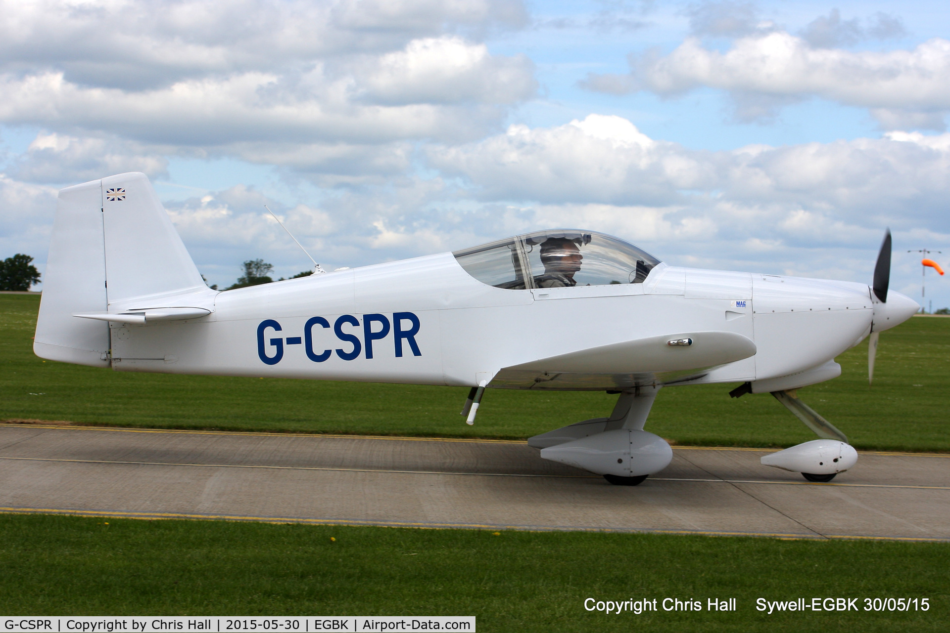 G-CSPR, 2000 Vans RV-6A C/N 25584, at Aeroexpo 2015