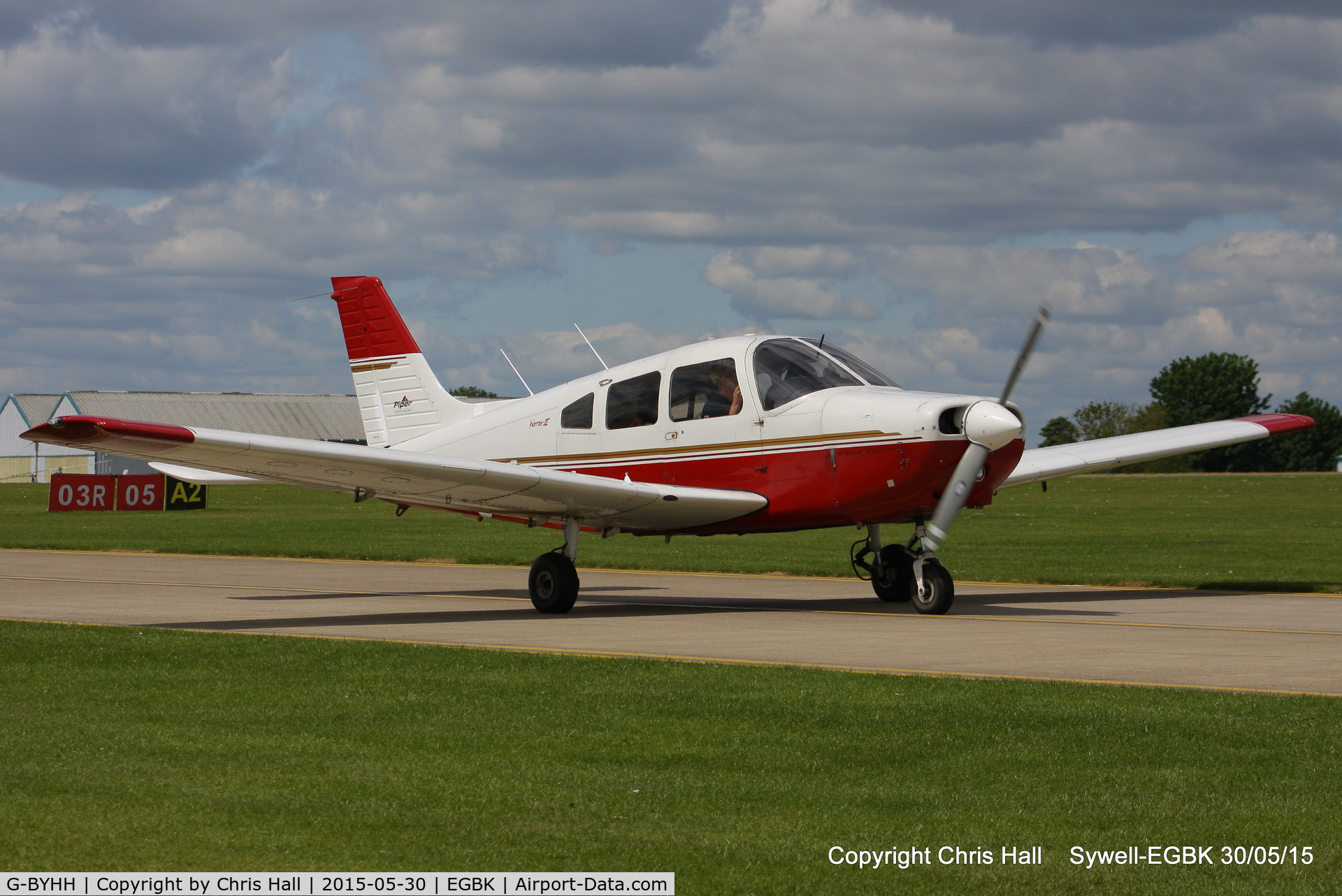G-BYHH, 1999 Piper PA-28-161 Warrior III C/N 2842050, at Aeroexpo 2015