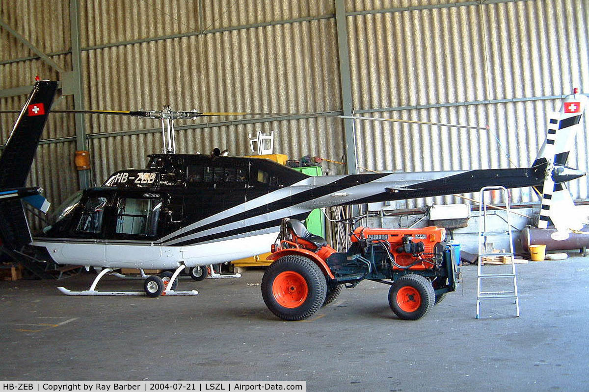 HB-ZEB, 1980 Bell 206B JetRanger III C/N 2959, Bell 206B-3 Jet Ranger III [2959] Locarno~HB 21/07/2004