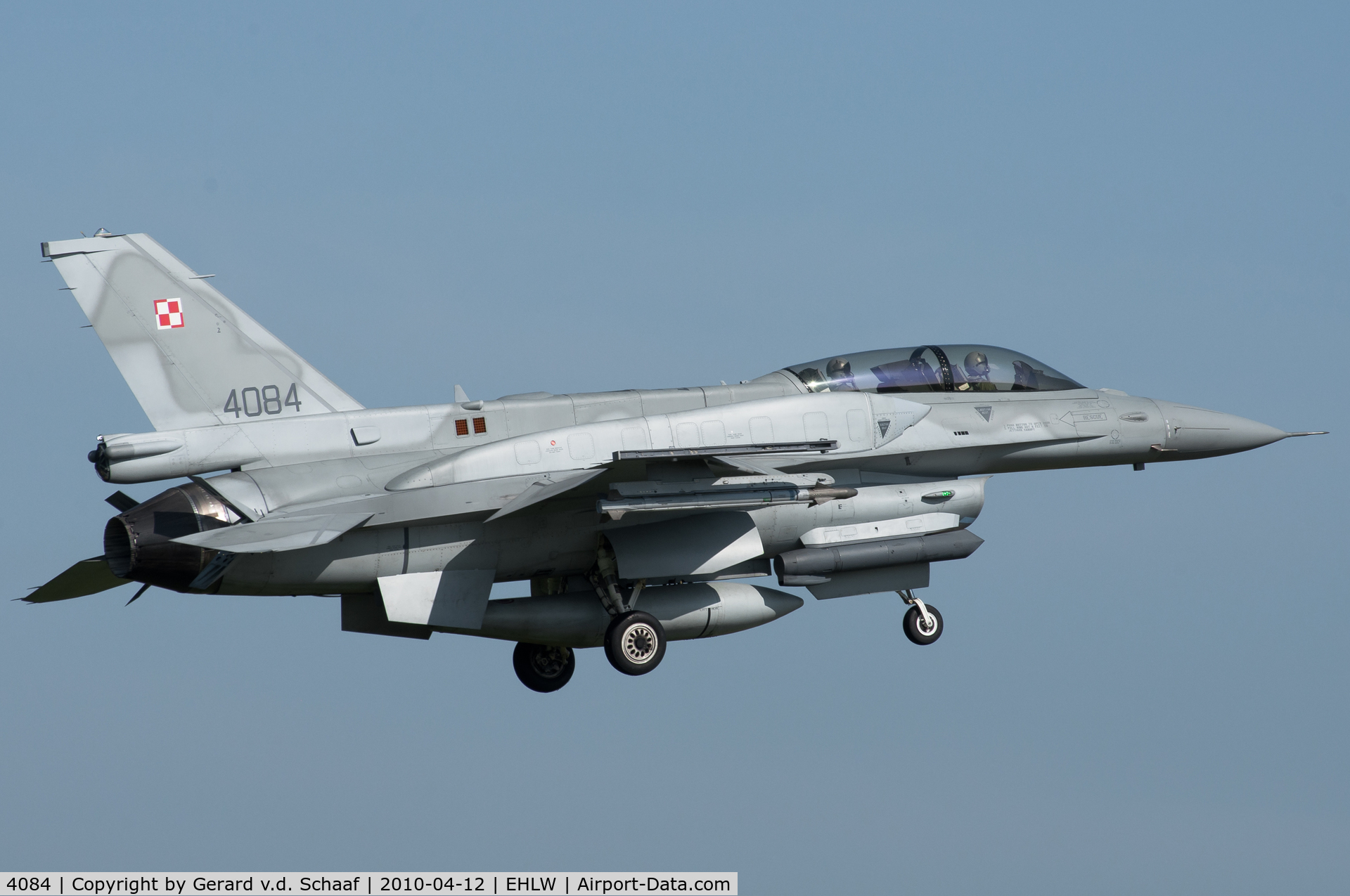 4084, 2003 Lockheed Martin F-16D Fighting Falcon C/N JD-9, Leeuwarden, April 2010