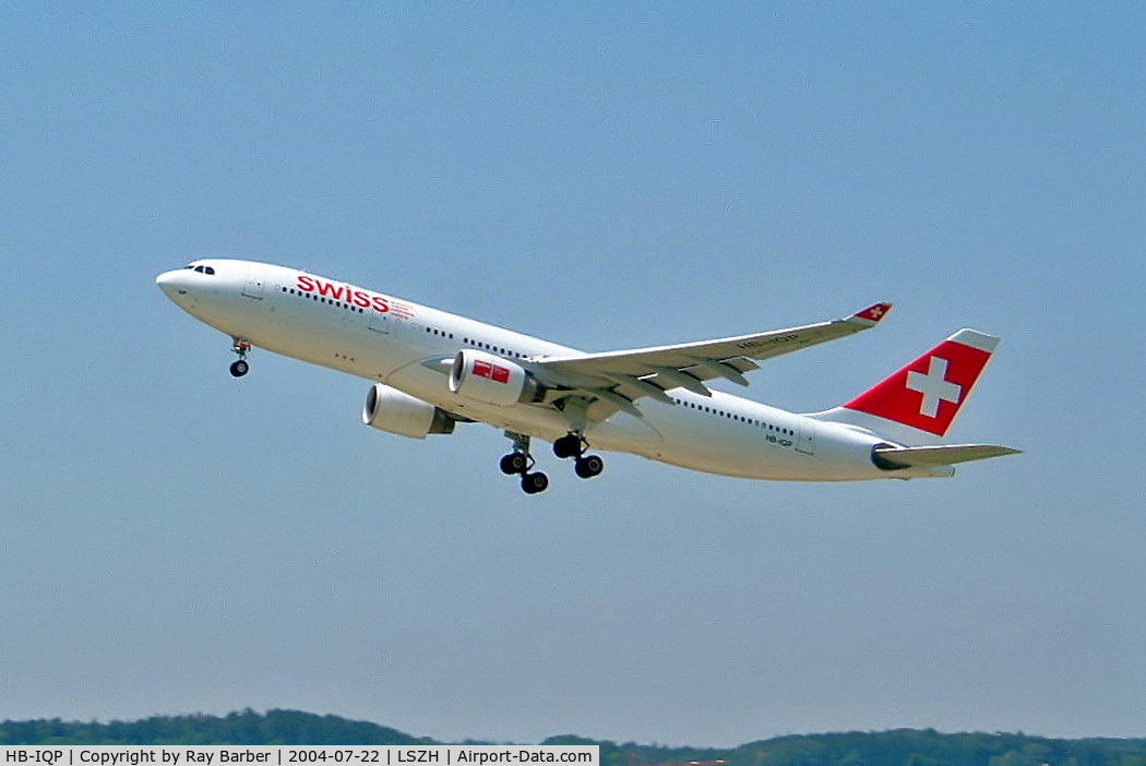 HB-IQP, 2001 Airbus A330-223 C/N 366, Airbus A330-223 [366] (Swiss International Air Lines) Zurich~HB 22/07/2004