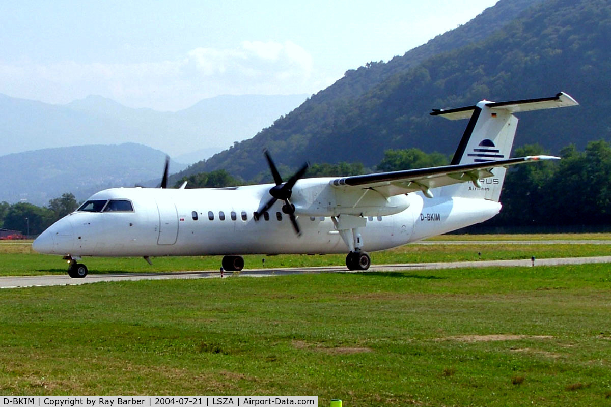 D-BKIM, 1993 De Havilland Canada DHC-8-311 Dash 8 C/N 356, De Havilland Canada DHC-8-314A Dash 8 [356] (Cirrus Air) Lugano~HB 21/07/2004