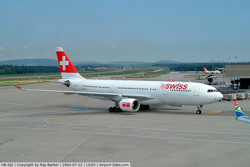 HB-IQI, 1999 Airbus A330-223 C/N 291, Airbus A330-223 [291] (Swiss International Air Lines) Zurich~HB 22/07/2004