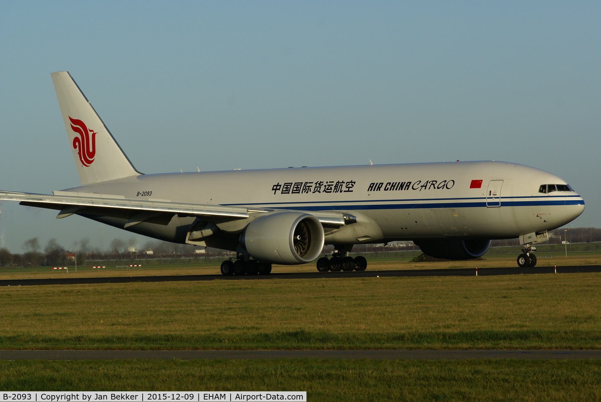 B-2093, 2015 Boeing 777-FFT C/N 44684, Schiphol, Polderbaan