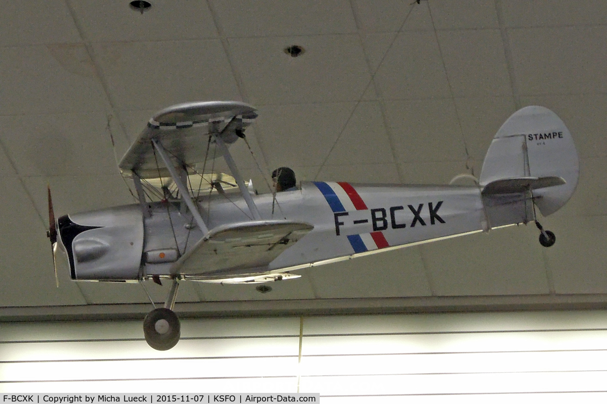 F-BCXK, Stampe-Vertongen SV-4C C/N 445, At San Francisco