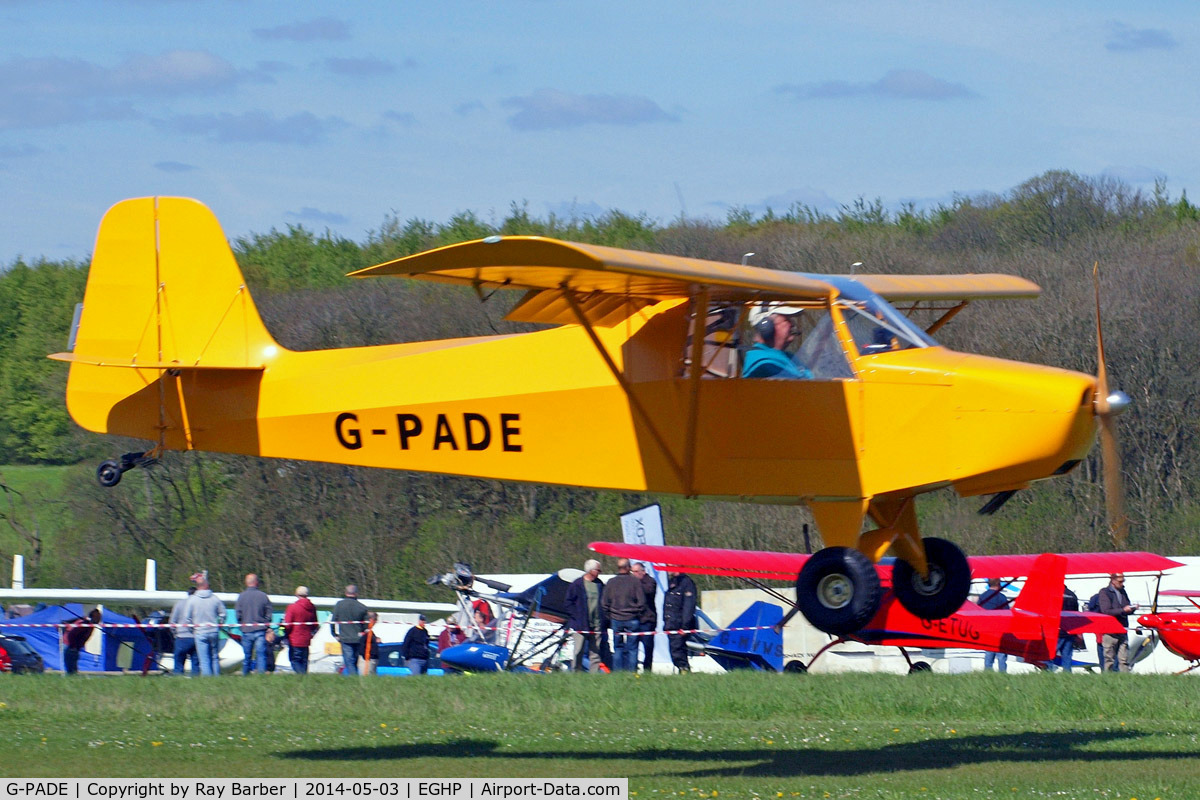 G-PADE, 2004 Escapade Jabiru(3) C/N BMAA/HB/369, Just Aircraft Escapade Jabiru (3) [BMAA/HB/369] Popham~G 03/05/2014
