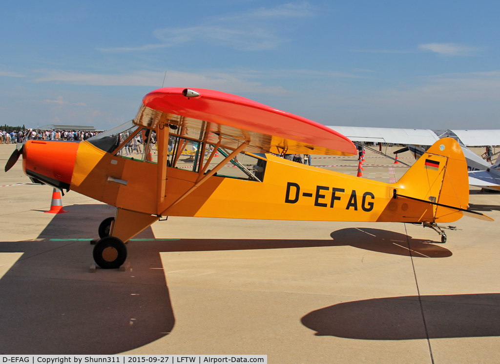 D-EFAG, 1952 Piper L-18C Super Cub C/N 18-1543, Exhibited during FNI Airshow 2015