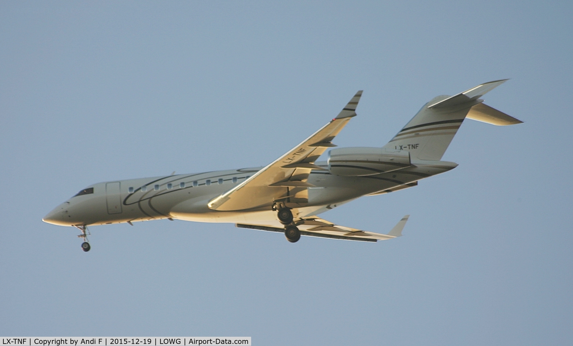 LX-TNF, 2008 Bombardier BD-700-1A10 Global Express C/N 9332, Luxaviation Global Express