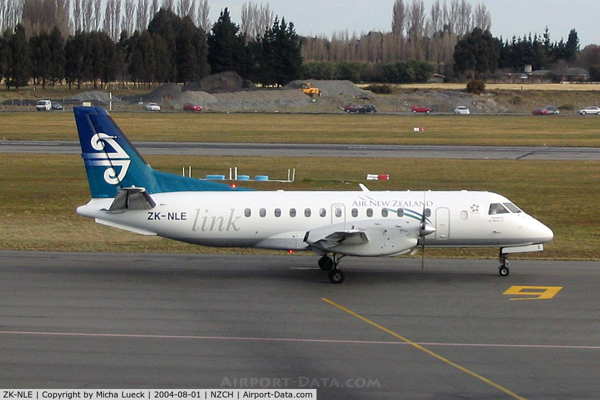 ZK-NLE, 1986 Saab 340A C/N 340A-067, In Christchurch