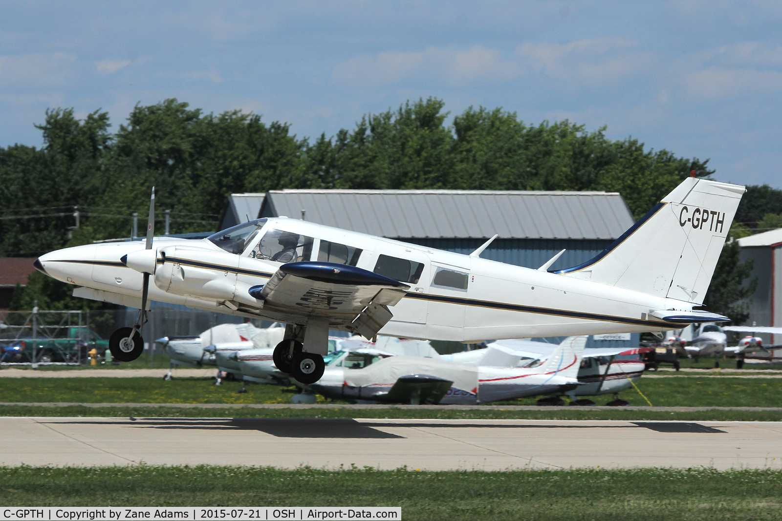 C-GPTH, 1972 Piper PA-34-200 C/N 34-7250086, 2015 EAA AirVenture - Oshkosh, Wisconsin