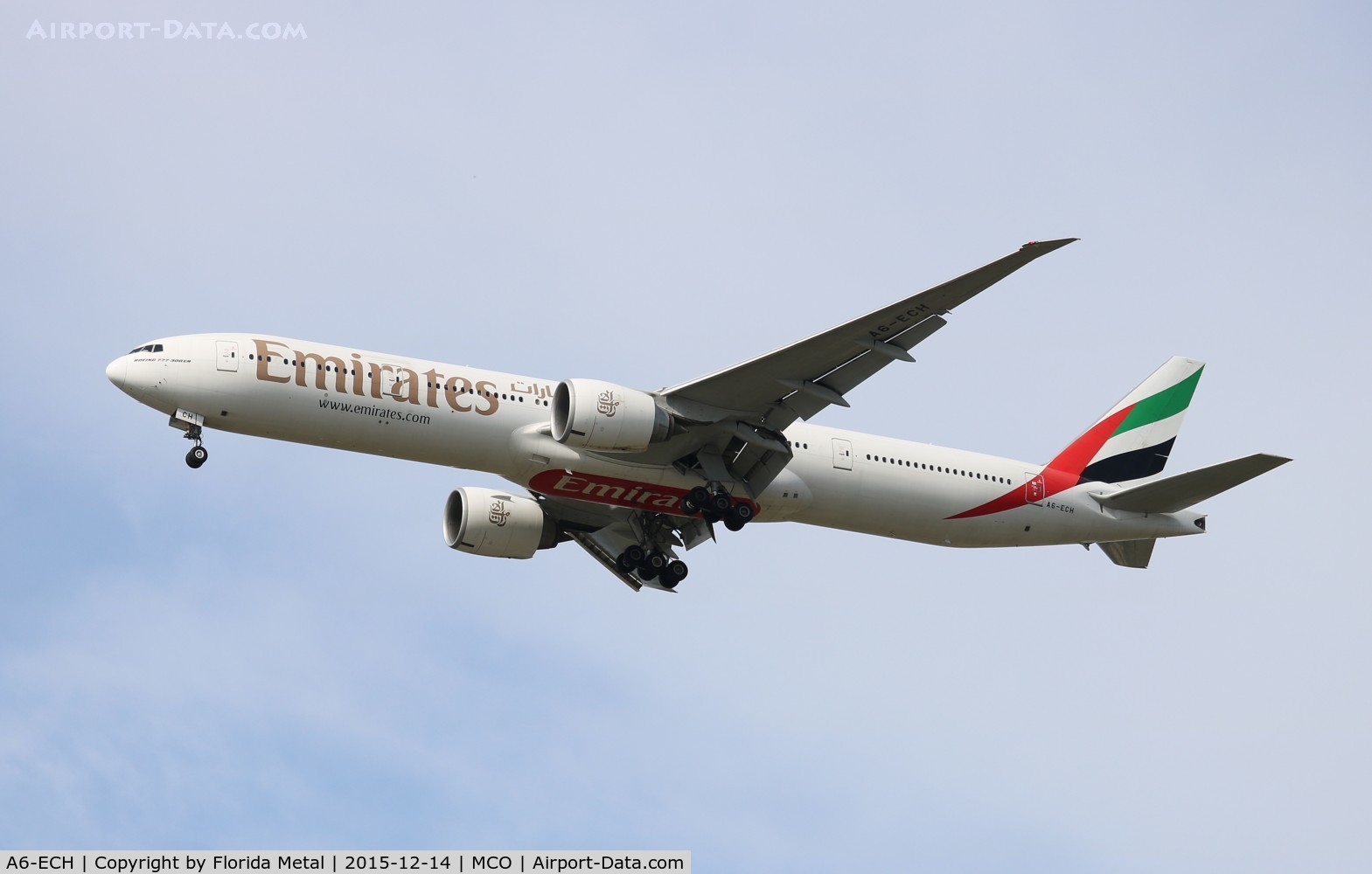 A6-ECH, 2008 Boeing 777-31H/ER C/N 35581, Emirates 777-300