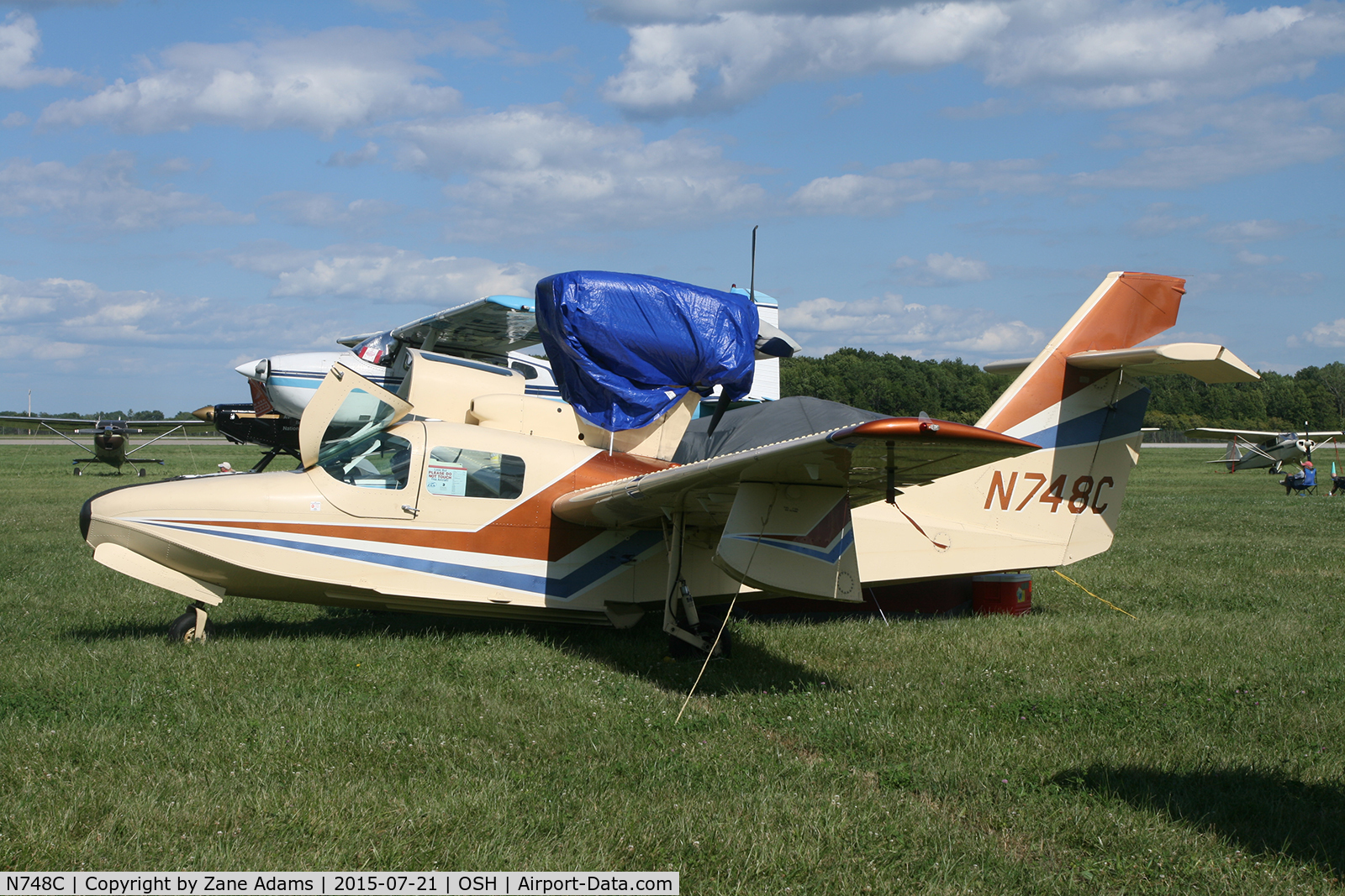 N748C, 1985 Aerofab Inc LAKE LA-250 C/N 25, 2015 - EAA AirVenture - Oshkosh Wisconsin.